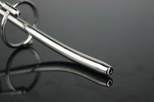 <span class=keywords><strong>Tube</strong></span> de pénis de cathéter urétral en acier inoxydable médical de <span class=keywords><strong>8</strong></span>*115mm