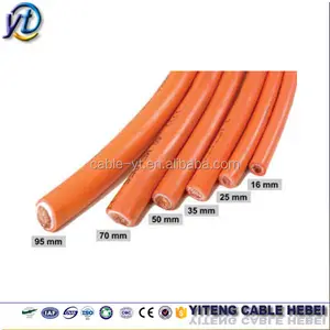 Cable de soldadura de cobre, epdm, superflexible, 10 mm2 50 mm2 70 mm2, ce rohs