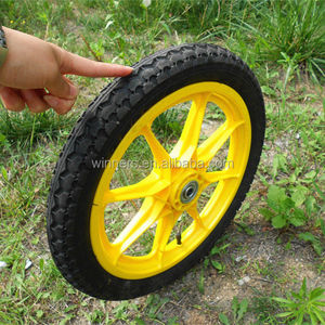 Chariot de jardin en plastique, roue 16