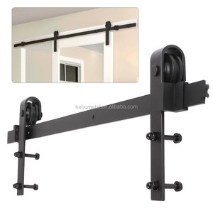 Rustique Noir Plié Droite <span class=keywords><strong>Coulissante</strong></span> Grange <span class=keywords><strong>Porte</strong></span> De <span class=keywords><strong>Placard</strong></span> En Bois Intérieur <span class=keywords><strong>Porte</strong></span> <span class=keywords><strong>Coulissante</strong></span> Piste Matériel <span class=keywords><strong>Kit</strong></span> - Product Image 3