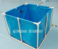 1000l quadratische Kunststoff-Wassertanks, Stahlrohr rahmen tanks