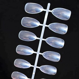 Nouveaux <span class=keywords><strong>faux</strong></span> <span class=keywords><strong>ongles</strong></span> transparents en cristal pointu, <span class=keywords><strong>faux</strong></span> <span class=keywords><strong>ongles</strong></span> stiletto transparents, couverture complète en gel acrylique, pointes d'<span class=keywords><strong>ongles</strong></span> en gel, décoration ovale et pointue - Product Image 3