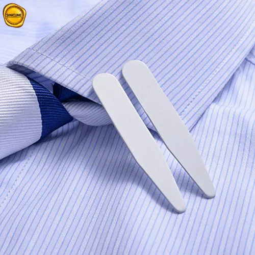 Sinicline business style customized plastic shirt collar stay