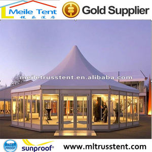 Carpa Hexagonal para Exteriores, Tipo Tabernáculo, 10x10m, Alquiler de Carpas, Pagoda, Carpas para Eventos en Venta - Product Image 2