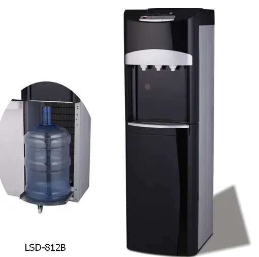 Dispensador de água para cozinha e refrigeradores de garrafa com purificador de água, novo design 2024, para escritório doméstico, elétrico preto, Ce