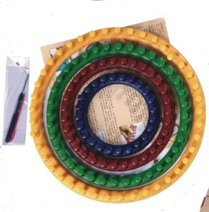 D & D Ronda Círculo de Tejer <span class=keywords><strong>Telar</strong></span> Del Tejedor Para Bufanda/Sombrero/Chal Tejido Fabricante - Product Image 1