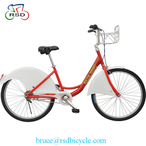 24 ''sola velocidad Rosa mujeres bicicleta holandesa, señora ciudad con 26 pulgadas <span class=keywords><strong>halfbike</strong></span>, confort bike - Product Image 3