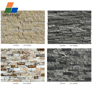 Cổ bằng gỗ văn hóa đá cẩm thạch đá <span class=keywords><strong>Slate</strong></span> gạch tự nhiên mỏng đá Veneer Sheets - Product Image 4