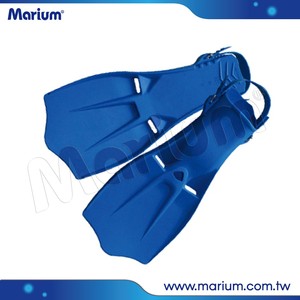 Open Heel Snorkeling Fins Underwater Diving Rubber Swimming Fins - Product Image 2