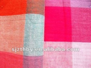 Tissu tissé léger en polyester/coton teint en fil, design japonais, pour sacs industriels, doublures de chaussures, prix de gros, calicot - Product Image 4
