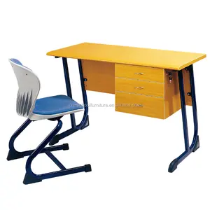 लकड़ी शिक्षक स्कूल मेज कुर्सी