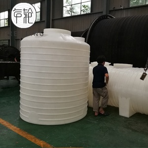 Tanques de Almacenamiento de Líquidos Químicos Verticales de Plástico Resistentes a los Rayos UV de 4T para Uso Industrial, Transporte de Líquidos - Product Image 3