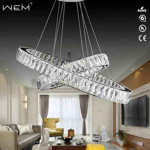 Lustre Led suspendu en cristal chinois, design moderne, produit de qualité supérieure, luminaire décoratif d'intérieur, idéal pour une salle à manger