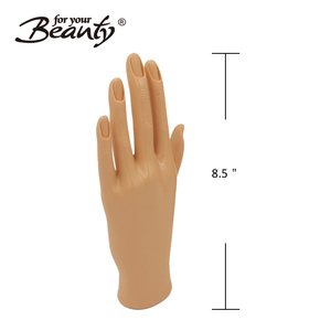 <strong>Nail</strong> <strong>Hand</strong> <strong>Practice</strong> Model Soft Plastic <strong>Hand</strong> for <strong>Nail</strong> Art Training - Product Image 5