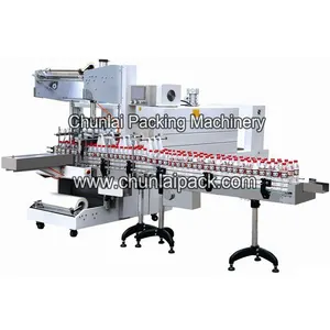 Beverage Food Packing Automatic Sleeve Wrapper Shrink Tunnel Machine