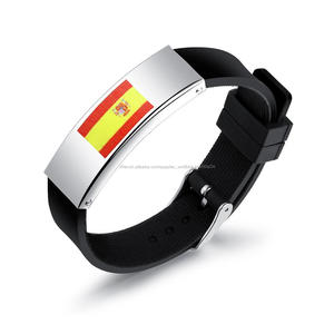 <span class=keywords><strong>2018</strong></span> Nouveau Design La Russie Coupe Du Monde De Silice Gel En Cuir de Football de Football Bracelet Pour Les Fans - Product Image 2
