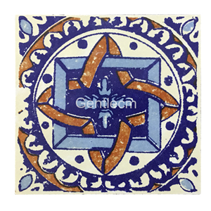 Decoración de azulejo de <span class=keywords><strong>piso</strong></span> de mezcla de color pintado a mano antiguo patrón 100x100mm Cerámica Arte de la pared - Product Image 1
