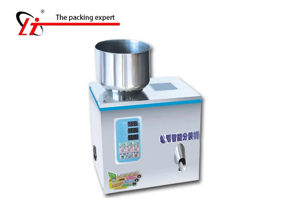 Powder feeder automatic small straw seed salt rice ash filling and weighing machine tea packaging machine filling machine