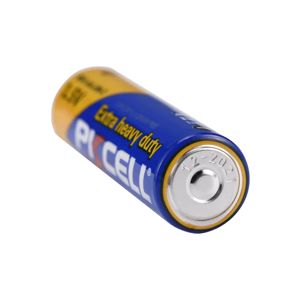 China Popular full size super heavy duty battery (aa, aaa, c, d, 9v) with PVC metal jacket