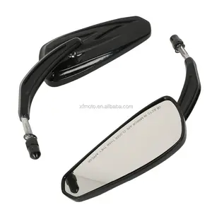 Moto Black 8MM Rear View Mirror For FLTRU FLSTN Road Glide Ultra FLHTC