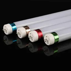 Wiscoon tubo de luz de led, tubo de alta eficiência g13 t8 ac110v 120v 220v, capa transparente t8, led 2ft 3ft 4ft 5ft