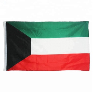 Custom 3x5ft Hot Sales 100% Polyester National <strong>Kuwait</strong> Flag - Product Image 1