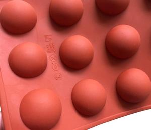 Molde de silicona semiesférico para repostería, bandeja semiredonda para hornear té y Chocolate, HY 15 - Product Image 3