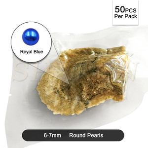 <span class=keywords><strong>Perlas</strong></span> <span class=keywords><strong>de</strong></span> Ostra Akoya <span class=keywords><strong>Cultivadas</strong></span> Redondas Azul Rey <span class=keywords><strong>de</strong></span> 6-7 mm, Envasadas al Vacío, Venta al Por Mayor - Product Image 2