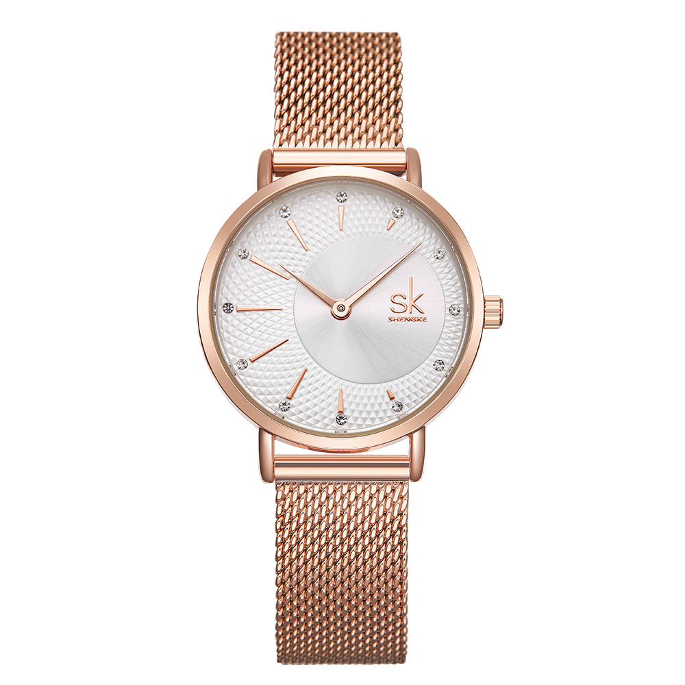 rose gold white