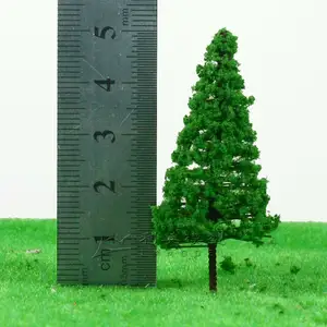 Ho OO G hazırlanmış ölçekli model çam ağacı mimari minyatür modeli düzeni için mükemmel model malzemeleri