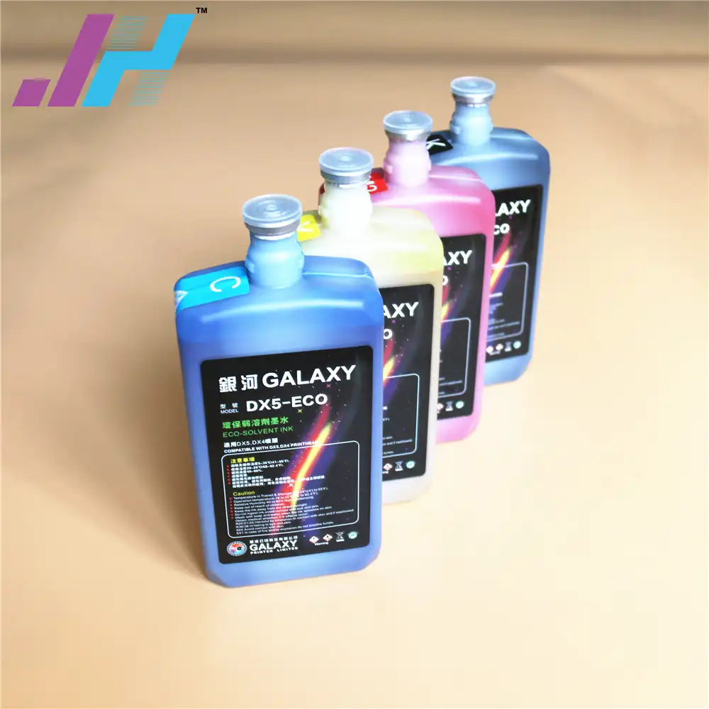 Tinta 100% Original Galaxy eco-solvente para impresora Epson Dx5 161LC 181LC, precio barato