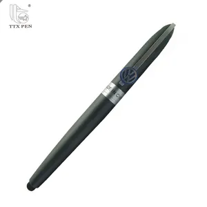 2017 총 블랙/실버/얼룩 스틸 금속 볼펜/브랜드 로고 사용자 정의 펜 프로모션