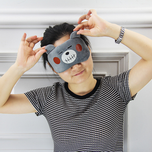 Animal <span class=keywords><strong>de</strong></span> <span class=keywords><strong>peluche</strong></span> <span class=keywords><strong>dormir</strong></span> máscaras. suave cubierta <span class=keywords><strong>de</strong></span> ojo visera <span class=keywords><strong>para</strong></span> las mujeres las niñas en casa durmiendo Traveli - Product Image 4