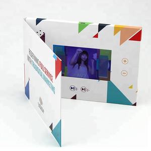 Brosur Video LCD Tipis 4,3 Inci Murah, Dicetak Letterpress, Baterai Lithium, Kartu Nama Digital untuk Promosi Pemasaran - Product Image 3