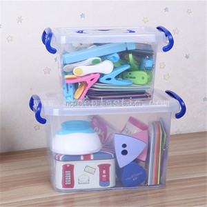 7.4 Quart/7L Clippy Box <strong>SHOE</strong> <strong>ORGANISER</strong> with Lid and Handle Storage Plastic Boxes Air Tight - Product Image 1