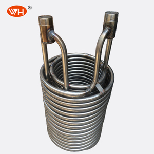 OEM tasarım 316l bobin kabuk ve borulu ısı değiştirici, çatlama tankı buhar ısıtma bobinleri bira soğutma için spiral boru - Product Image 4