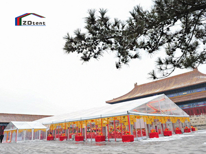 في الهواء الطلق خيمة فعليات حفلات واضحة تمتد شبكة خيمة سرادق للزفاف مكيفه - Product Image 3