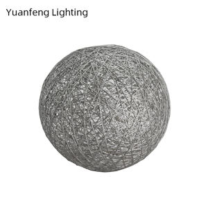 <span class=keywords><strong>Abat</strong></span>-<span class=keywords><strong>jour</strong></span> en résine, lampe en corde de chanvre tressée pour le décor maison, corde de <span class=keywords><strong>papier</strong></span>, <span class=keywords><strong>boule</strong></span> en rotin pour lampes, vente en gros - Product Image 6