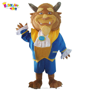 Jouissance CE beauté <span class=keywords><strong>et</strong></span> <span class=keywords><strong>la</strong></span> bête costume de mascotte pour adultes - Product Image 1