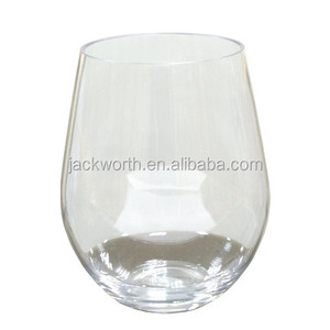 <b>Plastic</b> Classic Stemless <b>Wine</b> <b>Glasses</b> for Party Use 400ml/590ml Capacity - Product Image 3