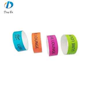 Eventos Ticket Paper Adjustable Club Plastic Wrist Bands Tyvek Wristband Event Wrist Bands Hotel Bracelets