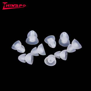 Hoge Transparante Siliconen Gehoorapparaat Koepels 4Mm-10Mm Paddestoelvormige Aho Open Dome Fit Ear Tips