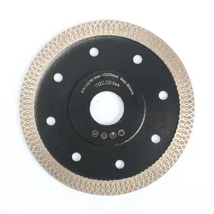 Granite Cutting Blade 4.5inch 115mm Turbo Diamond Saw Blade Disco Diamantado Porcelain Tile Diamond Cutting Disc