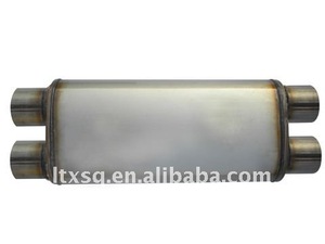 Silencieux de voiture en acier inoxydable 304, silencieux universel à montage direct, silencieux d'échappement - Product Image 6