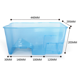 NOMOY PET Wholesale High Quality Small Size Plastic Filtering Turtle Aquarium tank for Tortoise Terrapin - Product Image 4