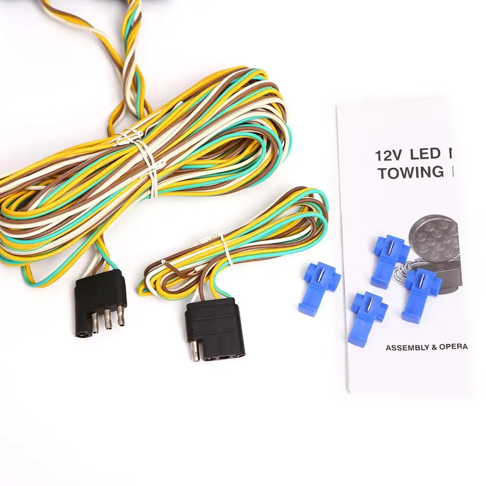 מותאם אישית 12V Led קרוואן אחורי זנב אור ערכת מגנטי גרירת אור קרוואן אור סט