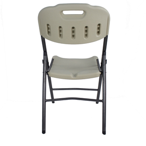 Chaise pliante moderne en <span class=keywords><strong>plastique</strong></span> <span class=keywords><strong>blanc</strong></span> pour les événements en plein air, les fêtes, les repas, le <span class=keywords><strong>jardin</strong></span>, la terrasse, l'hôtel et le parc. - Product Image 4