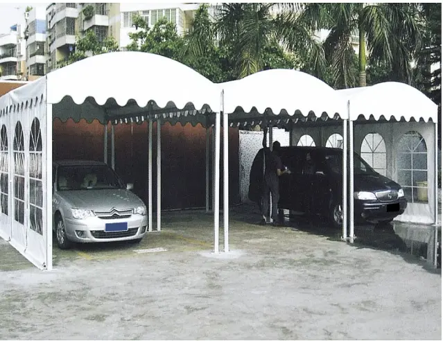 गर्म बिक्री इस्तेमाल किया एल्यूमीनियम फ्रेम मोबाइल कार पार्किंग तम्बू Carport गेराज तम्बू