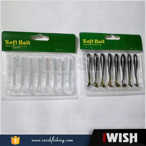 Bourré d'action Appât Jaune Rouge Rose Blanc Doux Queue <span class=keywords><strong>Natation</strong></span> Ver Leurre De Pêche - Product Image 6