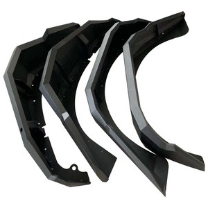 4 Uds guardabarros bengalas guardabarros aleación de aluminio para Jeep para Wrangler JK 2007-2017 J342 LantSun - Product Image 1